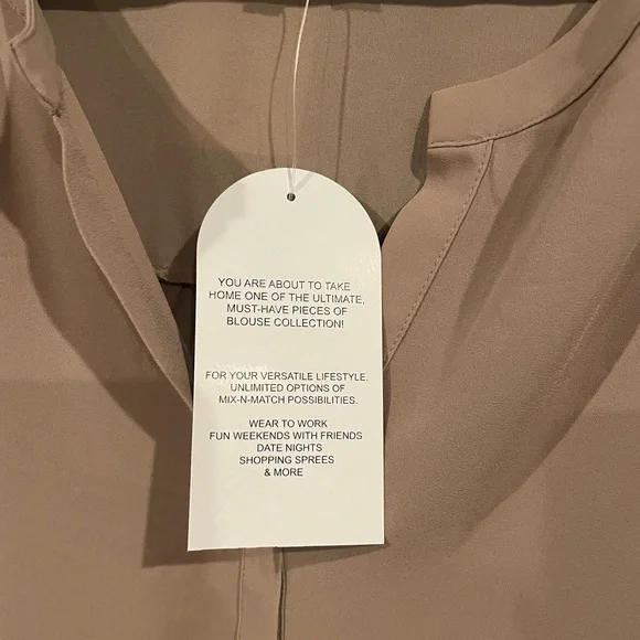 Pleione Brown Tunic with Batwing Sleeves and Relaxed Fit - Picture 4 of 13